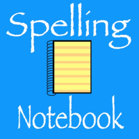 Spelling Notebook: Learn, Test Logo