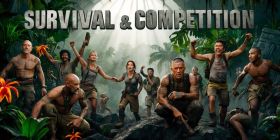 Adventure Convergence: Where Exploration Fuels Survival and Competition