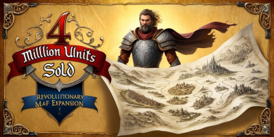 Medieval Strategy Game Milestone: Celebrating 4 Million Units and a Revolutionary Map Expansion