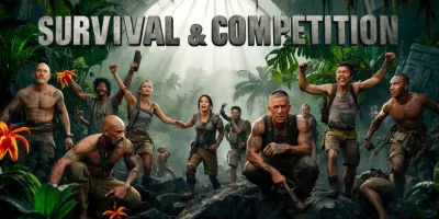 Adventure Convergence: Where Exploration Fuels Survival and Competition